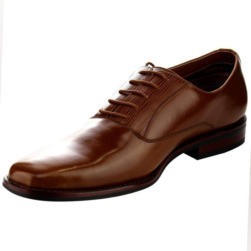 🚨Men's Casual Lace Up Dress Oxfords Color:BROWN