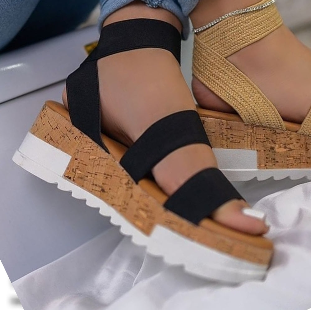 Just In!! SUGAR AND SPICE TWO STRAP FLATFORM S