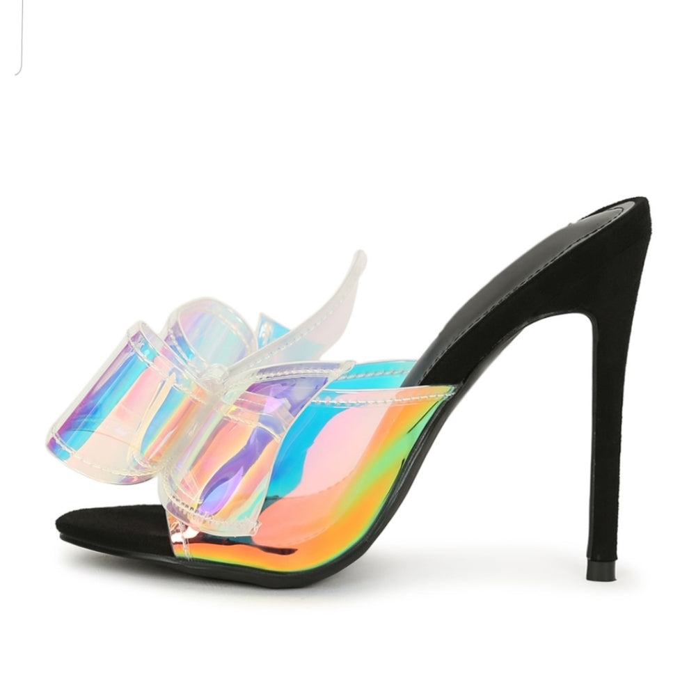 💞6, 7, 8 💞 Cinderella multicolored clear HEELS-