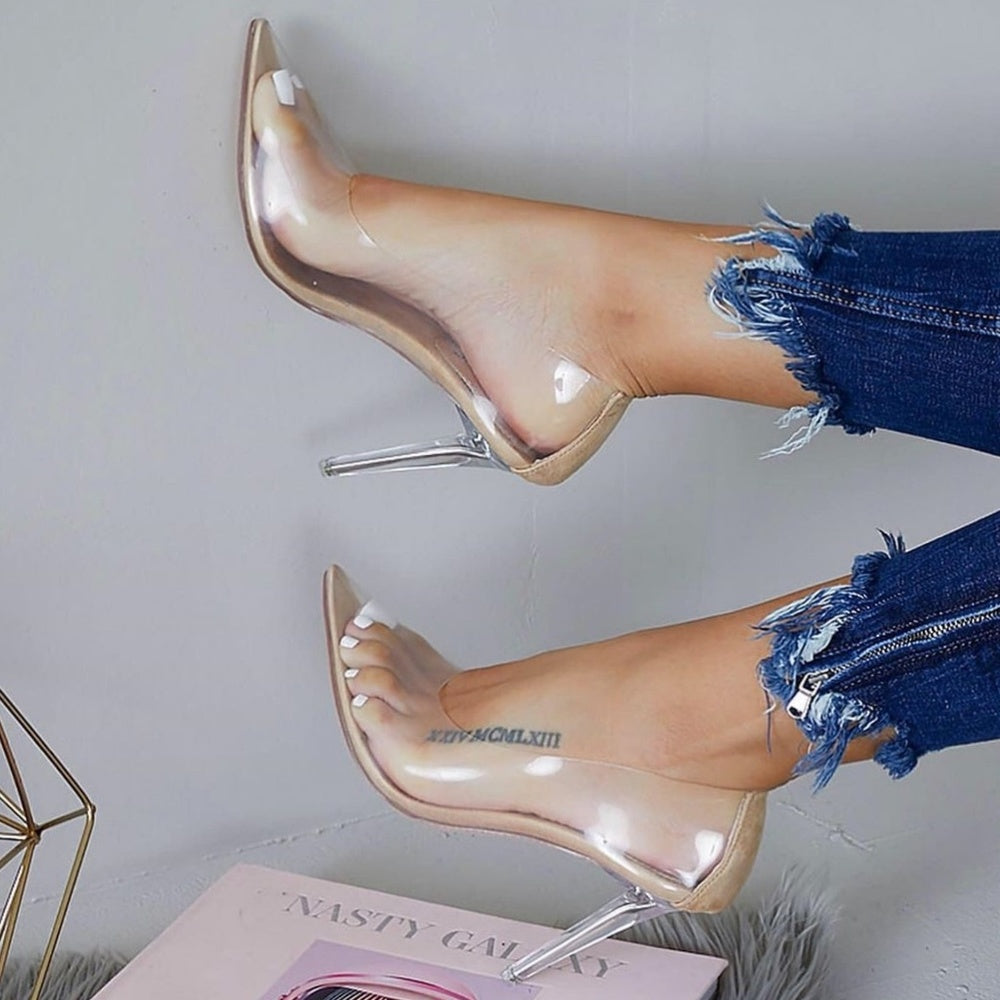 💎Restocked💎 Jenn GLASS DOLL TRANSPARENT Heel