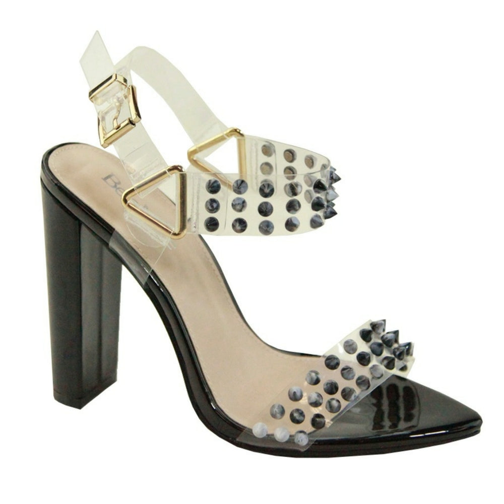 😘Just In❤ California Spike  Clear pumps