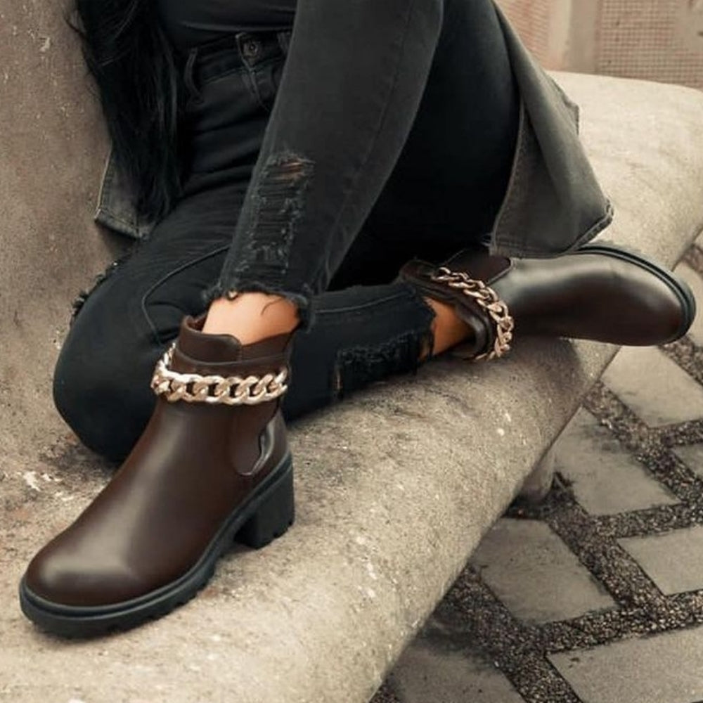 🥰BEST SELLER 🥰 Gabrielle Brown Chain boots