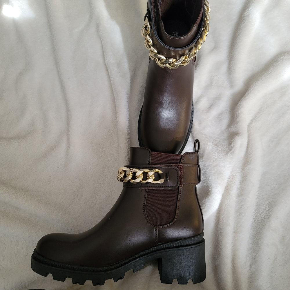 🥰BEST SELLER 🥰 Gabrielle Brown Chain boots