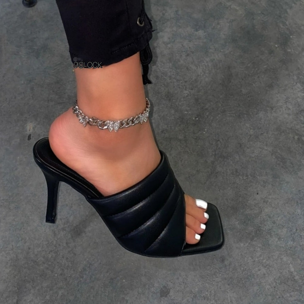 Just In 💓💓Gaby Heel - Black