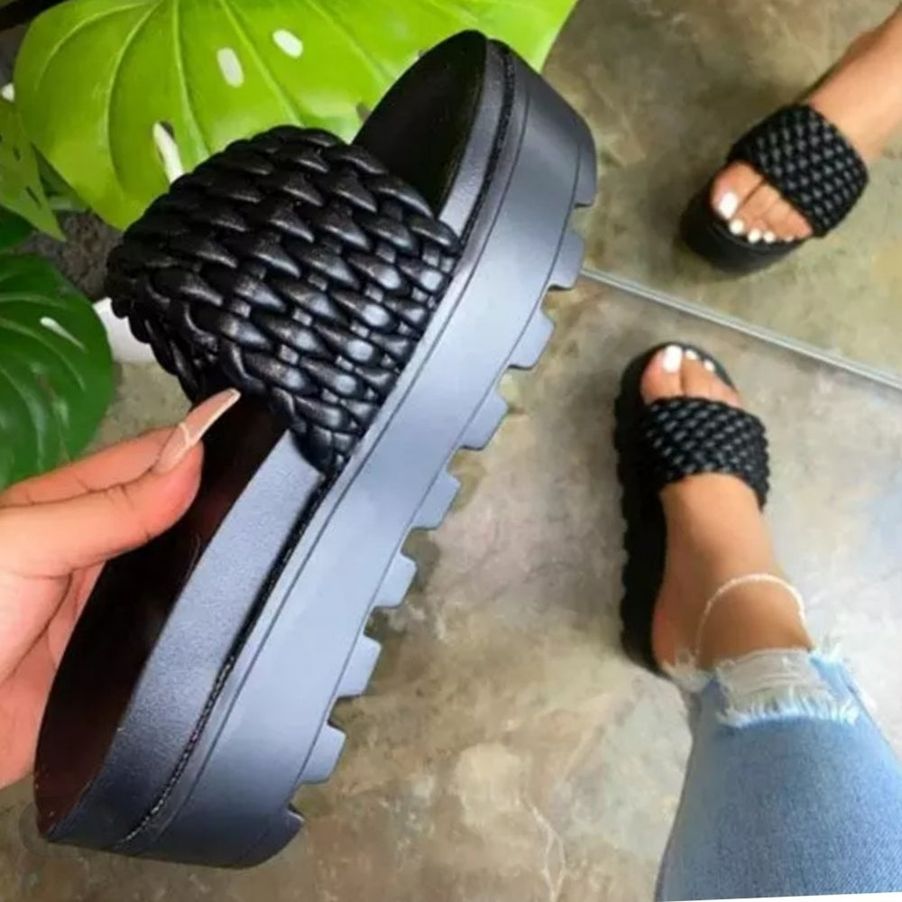 ⚫ Just In 💓😍 Black night out Sandals